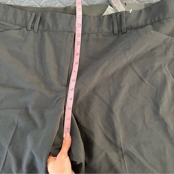 Lane Bryant Pants Women Size 24 The Sophie Trouser T3 Black Straight Stretch   F - Picture 6 of 10